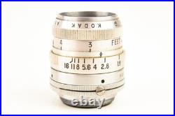 C Mount Kodak Anastigmat 25mm f/1.9 Motion Picture Cine Lens Vintage V20