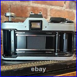 CANON AE-1 Vintage 1980 35mm SLR Film Camera w 50mm f1.8 Lens + Xtras Working