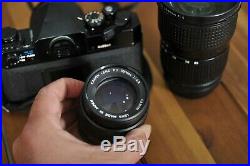CANON F1n with 28-85 FD and 100 US Navy and 50 1.4 FD lens, NICE