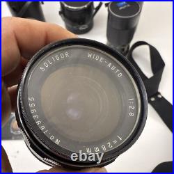 CANON FTb QL 35mm Film Camera SLR Lens & Case Lot READ DESCRIPTION