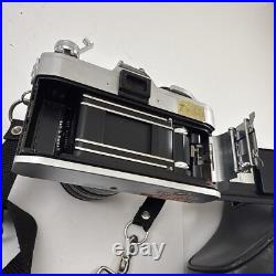 CANON FTb QL 35mm Film Camera SLR Lens & Case Lot READ DESCRIPTION