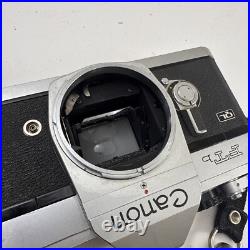 CANON FTb QL 35mm Film Camera SLR Lens & Case Lot READ DESCRIPTION
