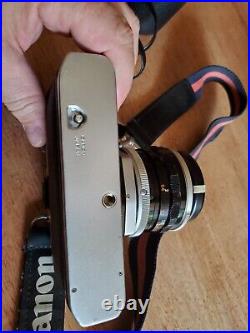 CANON TX 35mm Film Camera 50MM Lens Soligor 200mm Zoom Lot Bundle Extras Vintage