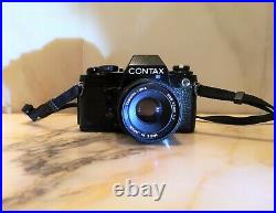 CONTAX 139 quartz film camera +yashica 2/55 lens EXC++