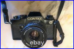 CONTAX 139 quartz film camera +yashica 2/55 lens EXC++