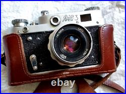 Camera 35mm Tested FED 3 Lens Industar-26 2.8/52mm Rare Vintage rangefinder ussr