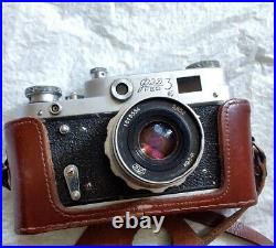 Camera 35mm Tested FED 3 Lens Industar-26 2.8/52mm Rare Vintage rangefinder ussr