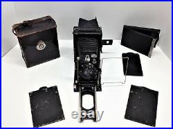 Camera Antique 1912 ICA Dresden Compur D. R. P. No. 258646 14.5 13.5cm Zeiss Lens