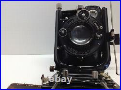 Camera Antique 1912 ICA Dresden Compur D. R. P. No. 258646 14.5 13.5cm Zeiss Lens