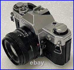 Camera Canon Japan Vintage Ae1 Slr 35mm Film 50mm Lens 11.8 Tested