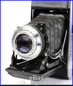 Camera Ercona II 6x9 With Lens Zeiss Jena Tessar 3.5/105mm With Casse