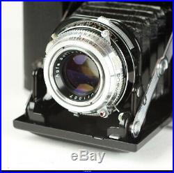 Camera Folding 6x6 RF Agfa Super Isolette lens Solinar 3.5/75mm Casse Mint
