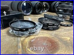 Camera Lens + Filter Lot For Parts or Repair / Untested AS/IS Vintage Mamiya