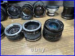 Camera Lens + Filter Lot For Parts or Repair / Untested AS/IS Vintage Mamiya