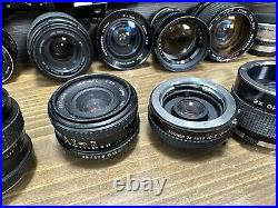 Camera Lens + Filter Lot For Parts or Repair / Untested AS/IS Vintage Mamiya