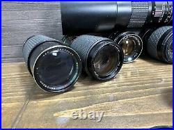 Camera Lens + Filter Lot For Parts or Repair / Untested AS/IS Vintage Mamiya