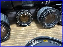 Camera Lens + Filter Lot For Parts or Repair / Untested AS/IS Vintage Mamiya