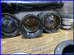 Camera Lens + Filter Lot For Parts or Repair / Untested AS/IS Vintage Mamiya