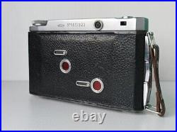 Camera Moscow 5 lens I-24 KMZ Soviet Folding Rangefinder Vintage Camera USSR