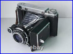 Camera Moscow 5 lens I-24 KMZ Soviet Folding Rangefinder Vintage Camera USSR