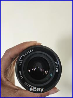 Camera Nikon Nikkor 24mm f/2.8. Lens Vintage Good Condition Camera Nikon Nikkor 24mm f/2.8. Lens Vintage Good Condition