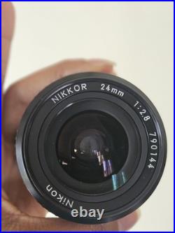 Camera Nikon Nikkor 24mm f/2.8. Lens Vintage Good Condition Camera Nikon Nikkor 24mm f/2.8. Lens Vintage Good Condition