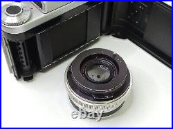 Camera Praktisix PENTACON Lens 50mm f2.8 Carl Zeiss Jena Tessar Vintage Rare