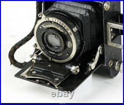 Camera Voigtlander Perkeo 3 x 4 With Lens Heliar 3,5/5,5cm 55mm
