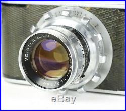 Camera Voigtlander Vito III With Lens Voigtlander Ultron 1.9/50mm Prototype