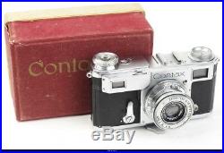 Camera Zeiss Ikon Contax II No. E9466 With Lens Zeiss Tessar 3,5/5cm EX Box