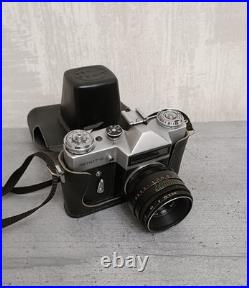 Camera Zenit. E, Lens Helios 44-2, Vintage, USSR