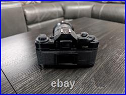 Cannon A-1 Vintage 35mm Classic Camera Black with Lens SLR Untested As Is