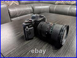 Cannon A-1 Vintage 35mm Classic Camera Black with Lens SLR Untested As Is