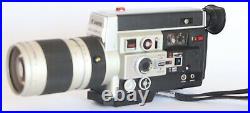 Canon 1014 Super 8 Movie Camera f/1.0 lens Film Tested. Fully Working read