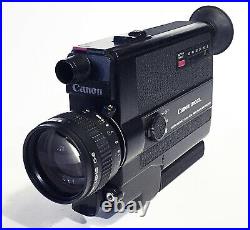 Canon 310xl Super 8 Movie Camera f/1.0 lens Working. Film Tested