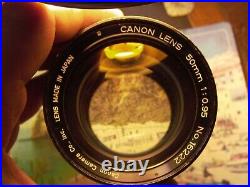Canon 7 Rangefinder 50mm F0.95 lens, Canon metal cap Sony Nikon Fujifilm Pentax