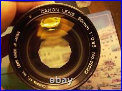 Canon 7 Rangefinder 50mm F0.95 lens, Canon metal cap Sony Nikon Fujifilm Pentax