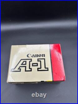 Canon A-1 35mm SLR Film Camera Body Black Original Box Styrofoam Vintage Canon A-1 35mm SLR Film Camera Body Black Original Box Styrofoam Vintage