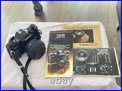 Canon A-1 35mm SLR Film Camera MEGA BUNDLE Lenses, Manuals, Vintage Case, Etc Canon A-1 35mm SLR Film Camera MEGA BUNDLE Lenses, Manuals, Vintage Case, Etc