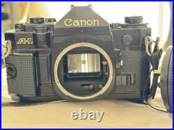 Canon A-1 35mm SLR Film Camera MEGA BUNDLE Lenses, Manuals, Vintage Case, Etc Canon A-1 35mm SLR Film Camera MEGA BUNDLE Lenses, Manuals, Vintage Case, Etc