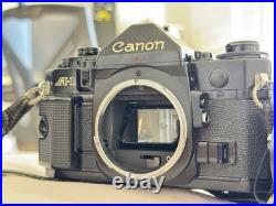 Canon A-1 35mm SLR Film Camera MEGA BUNDLE Lenses, Manuals, Vintage Case, Etc