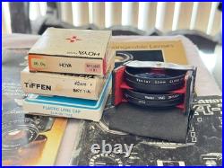 Canon A-1 35mm SLR Film Camera MEGA BUNDLE Lenses, Manuals, Vintage Case, Etc