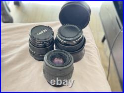 Canon A-1 35mm SLR Film Camera MEGA BUNDLE Lenses, Manuals, Vintage Case, Etc Canon A-1 35mm SLR Film Camera MEGA BUNDLE Lenses, Manuals, Vintage Case, Etc