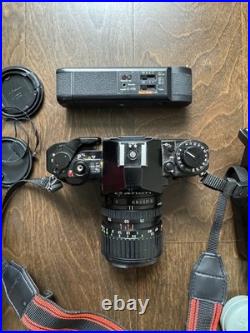 Canon A-1 35mm Vintage SLR Film Camera with Lenses, Case And Accessories TESTED Canon A-1 35mm Vintage SLR Film Camera with Lenses, Case And Accessories TESTED