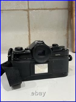 Canon A-1 Black Vintage Film Camera With 28-70mm Lense