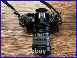 Canon A-1 Professional Film 35mm SLR Camera 35-70mm f/2.8 Zoom Lens Vintage
