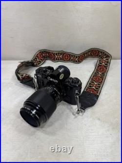 Canon A1 35mm SLR Camera With 100mm FD 1 4 with new Battery & Strap Vintage