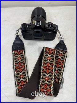 Canon A1 35mm SLR Camera With 100mm FD 1 4 with new Battery & Strap Vintage