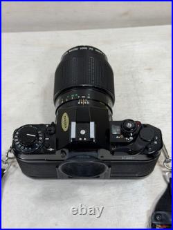 Canon A1 35mm SLR Camera With 100mm FD 1 4 with new Battery & Strap Vintage
