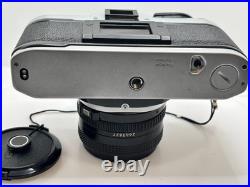 Canon AE-1 35 mm Camera 50mm f1.8 FD Lens & vintage strap FILM Tested